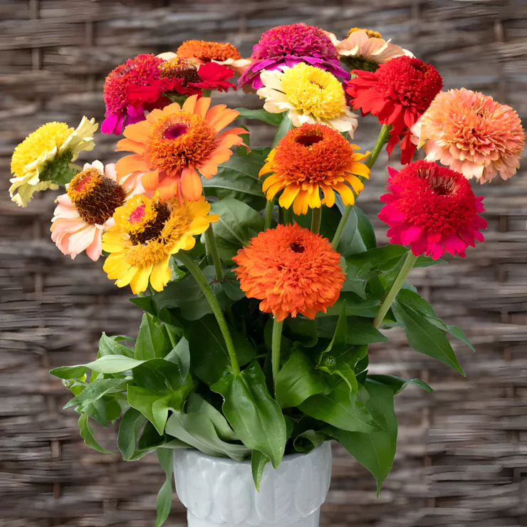 Crestar Mix Zinnia Seeds - Image 3
